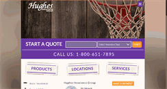 Desktop Screenshot of hughesinsurancegroup.com
